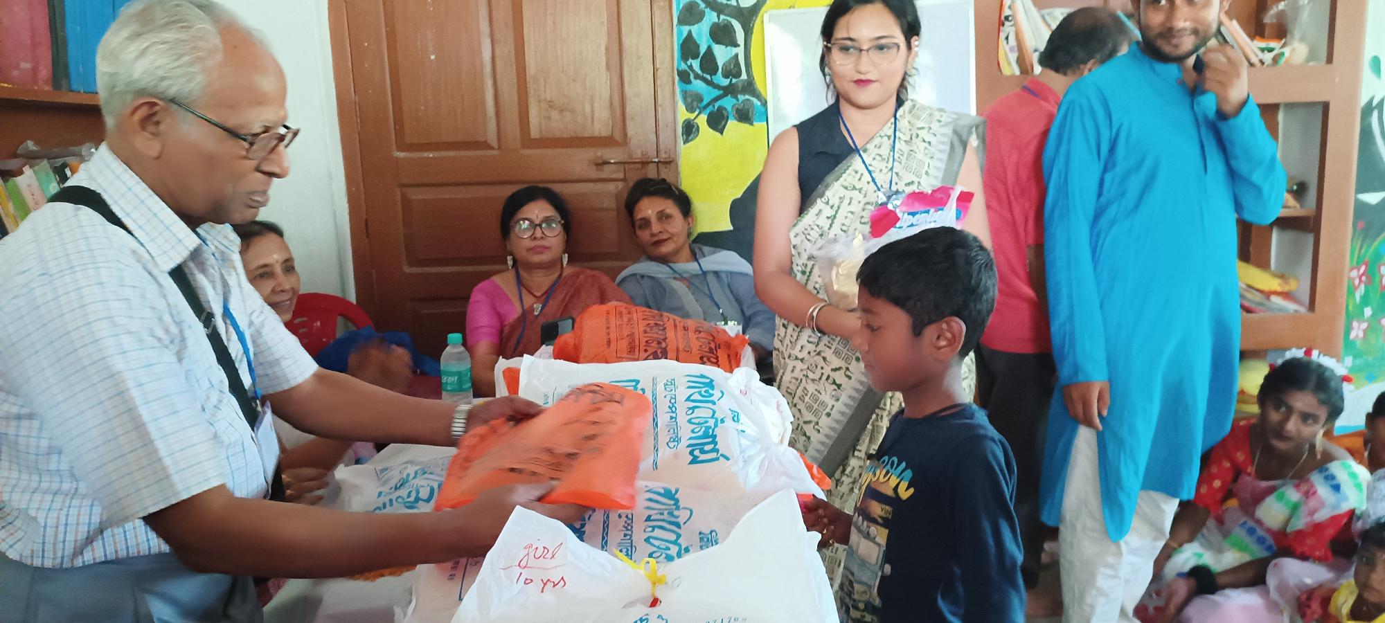 CLOTH DISTRIBUTION AT BONGAON - 2023